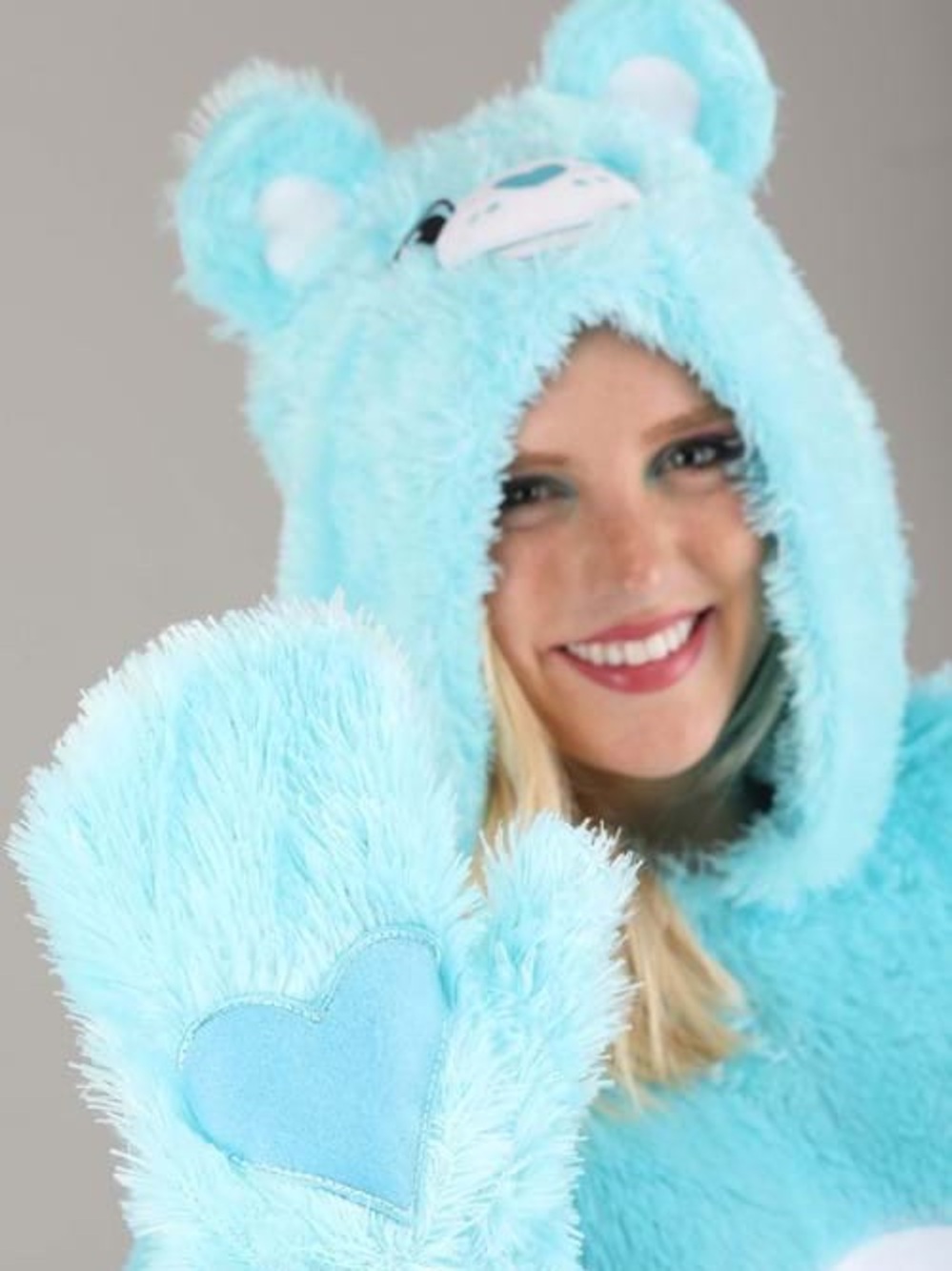 Classic Bedtime Bear Care Bears Costume for Adults Size Medium - Picture 5 of 13